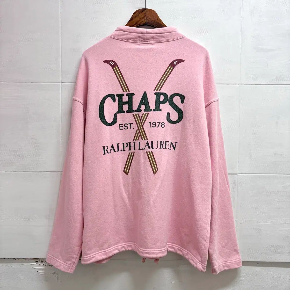 90's CHAPS Ralph Lauren スウィングトップ ベージュ 雰囲気抜群 90s