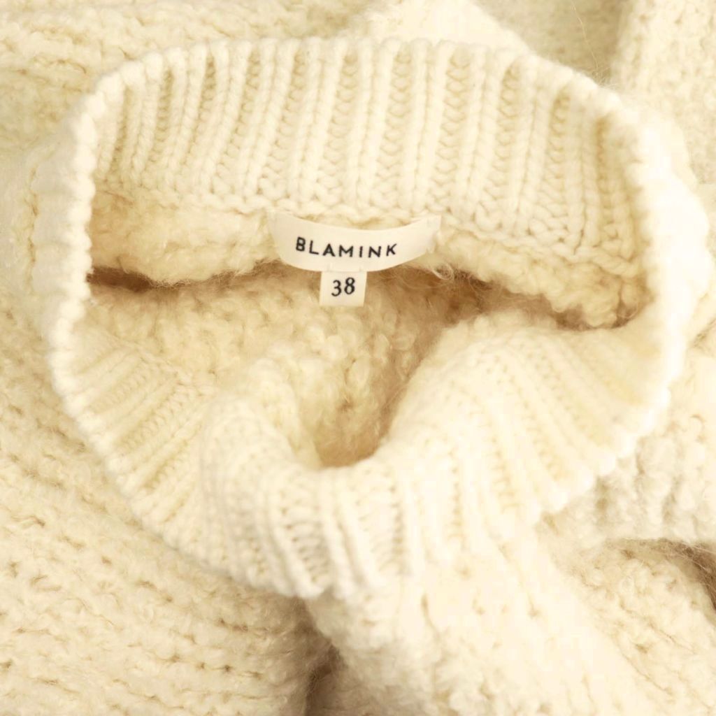 ブラミンク BLAMINK ブラミンク モヘアウールキャメルセーター ニット