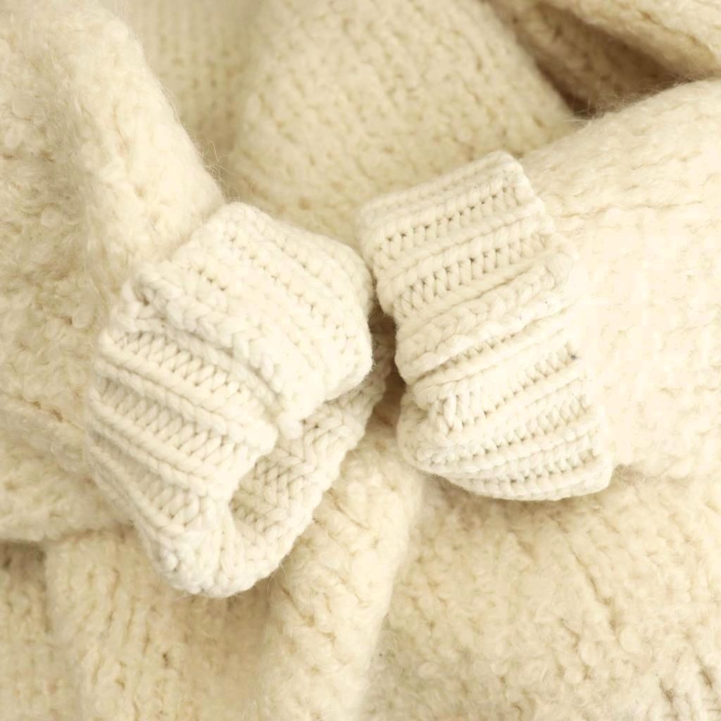 BLAMINK ブラミンク/モヘヤウール　キャメル　ニット ブラミンク BLAMINK ブラミンク モヘアウールキャメルセーター 割引