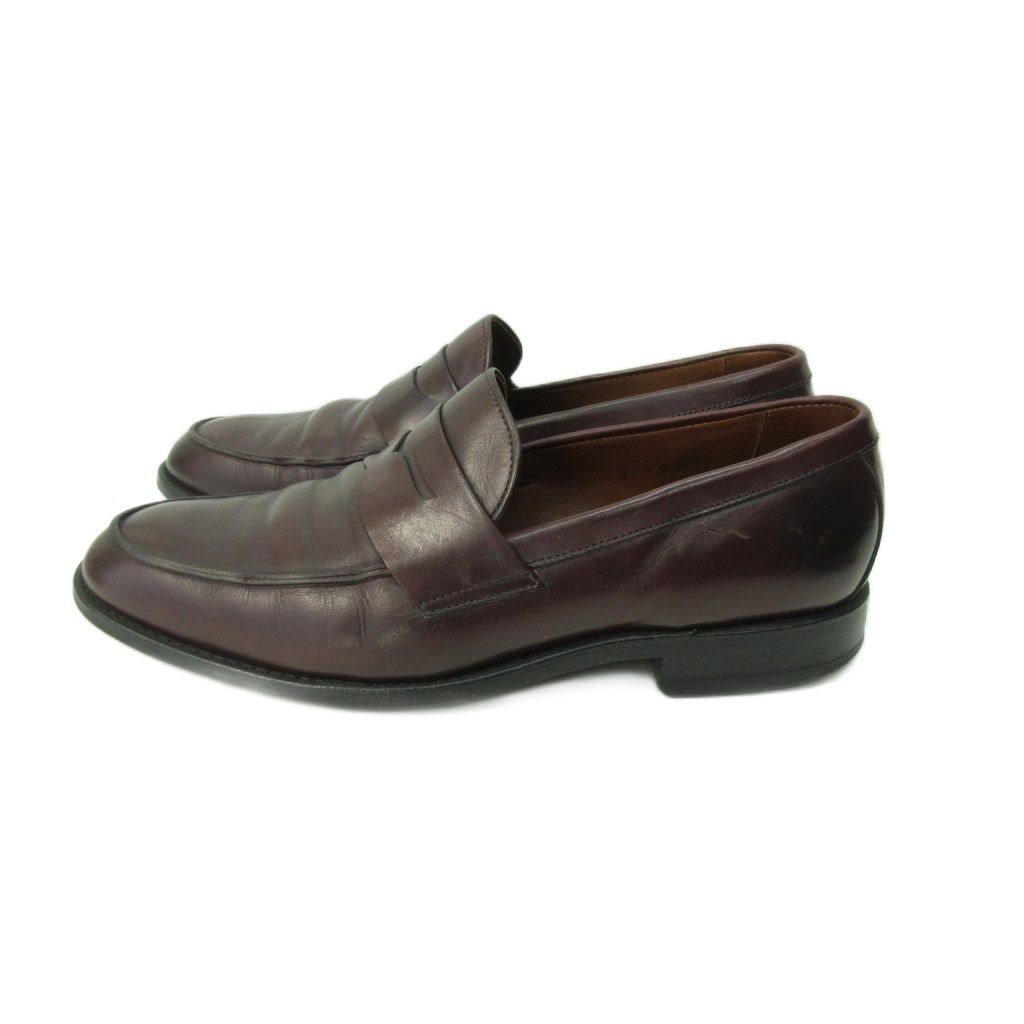 アレンエドモンズ Allen Edmonds Presidio プレシディオ レザーシューズ コインローファー 革靴 茶 ブラウン 米国製 9 D 3872 約27 5 cm