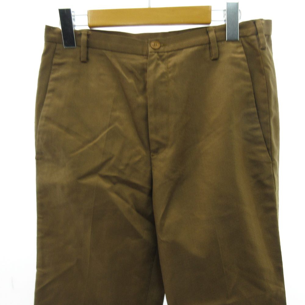 ミュウミュウ miumiu アーカイブ 00s ナイロン パンツ スラックス 茶