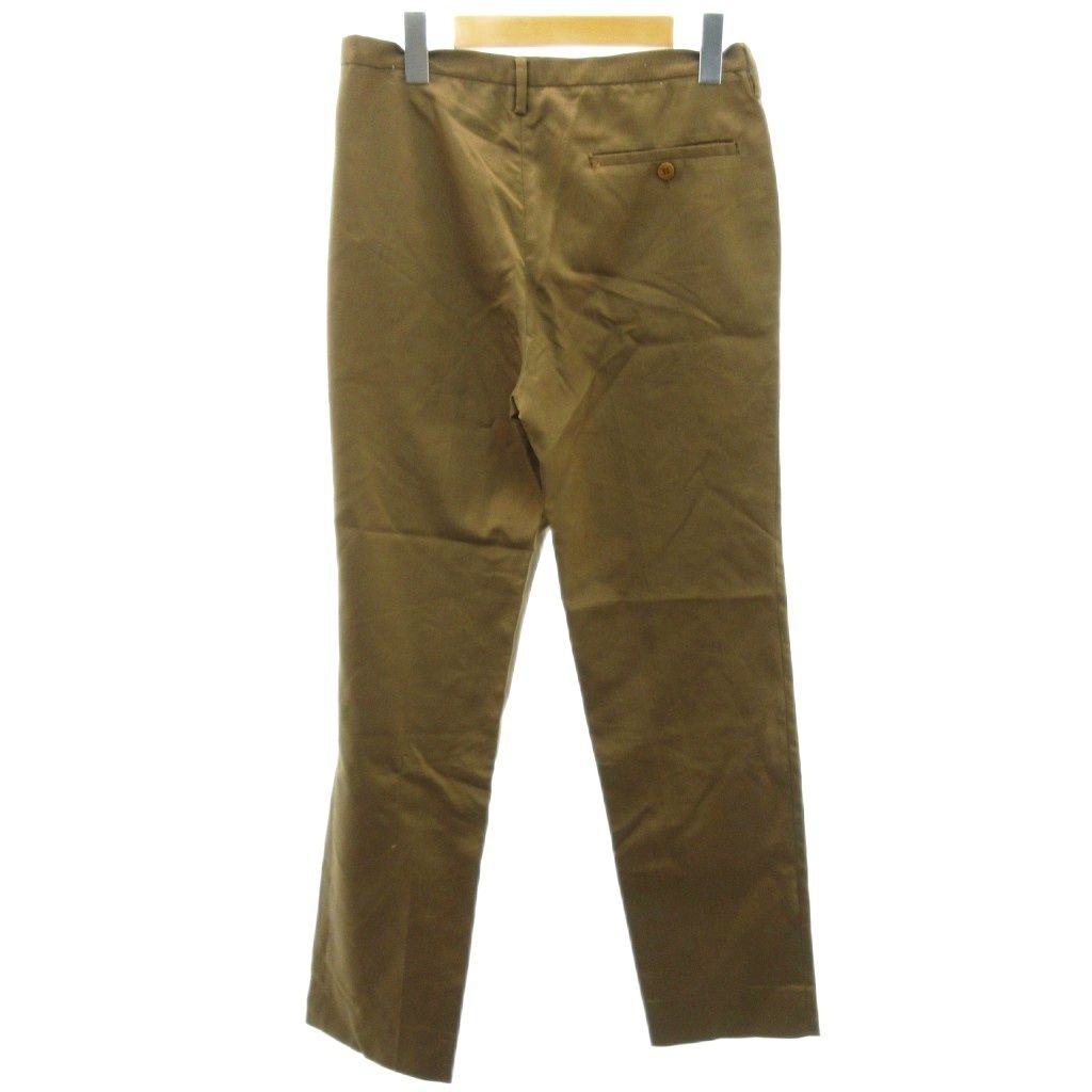 ミュウミュウ miumiu アーカイブ 00s ナイロン パンツ スラックス 茶