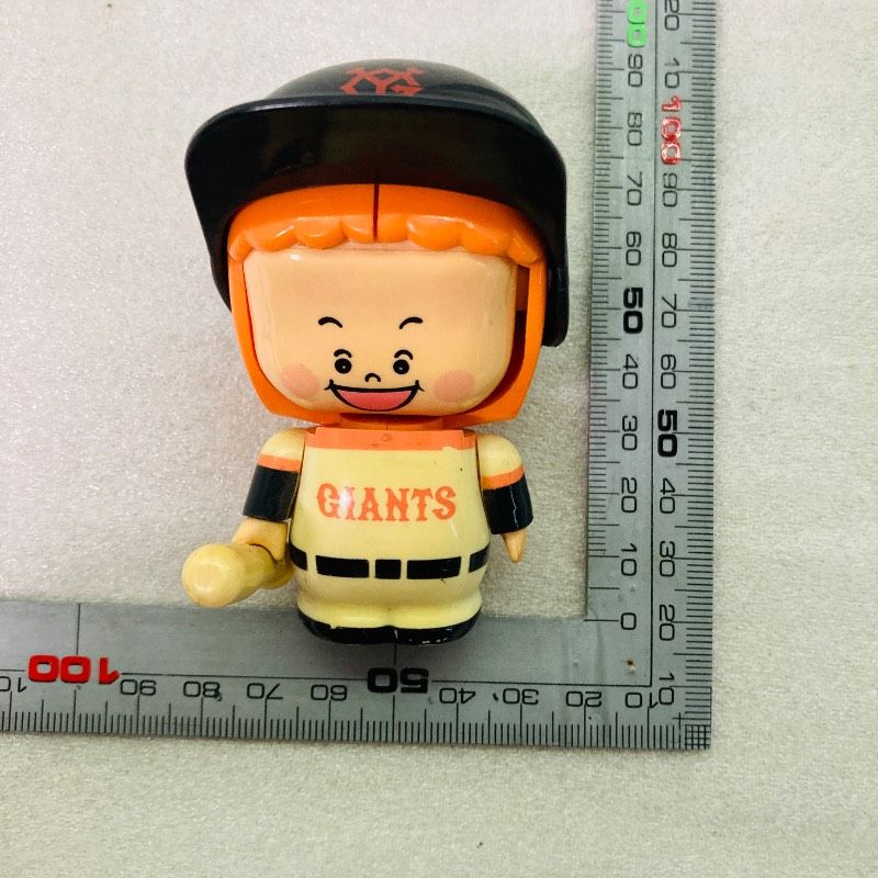 当時物】タカラ プロ野球人形 イレコミ君 読売ジャイアンツ 表情変わる