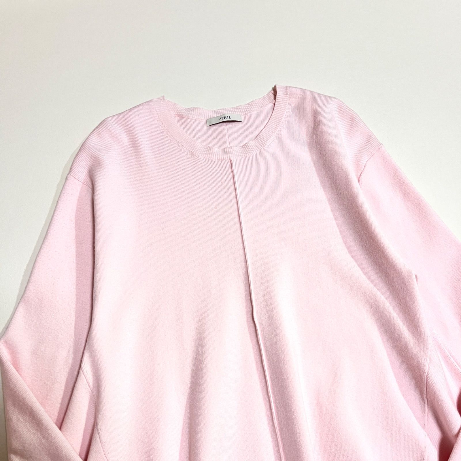 cZ21 LE PHIL アシンメトリー フレア ニット ペプラム 変形 セーター