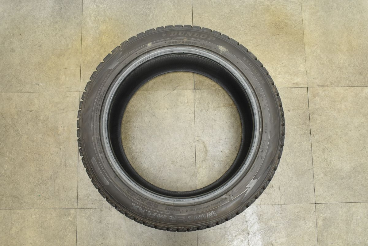  バリ溝 ダンロップ ウィンターマックス WM 02 245 45 R 18 4本セット スタッドレス BMW F 10 11 G 30 31 32 Eクラス Vクラス アウディ A 6 18インチ スタッドレス