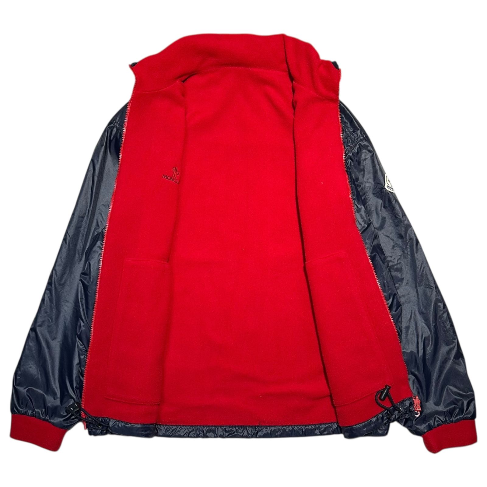 MONCLER(モンクレール) Fleece Reversible Logo Patch Decorative Zip