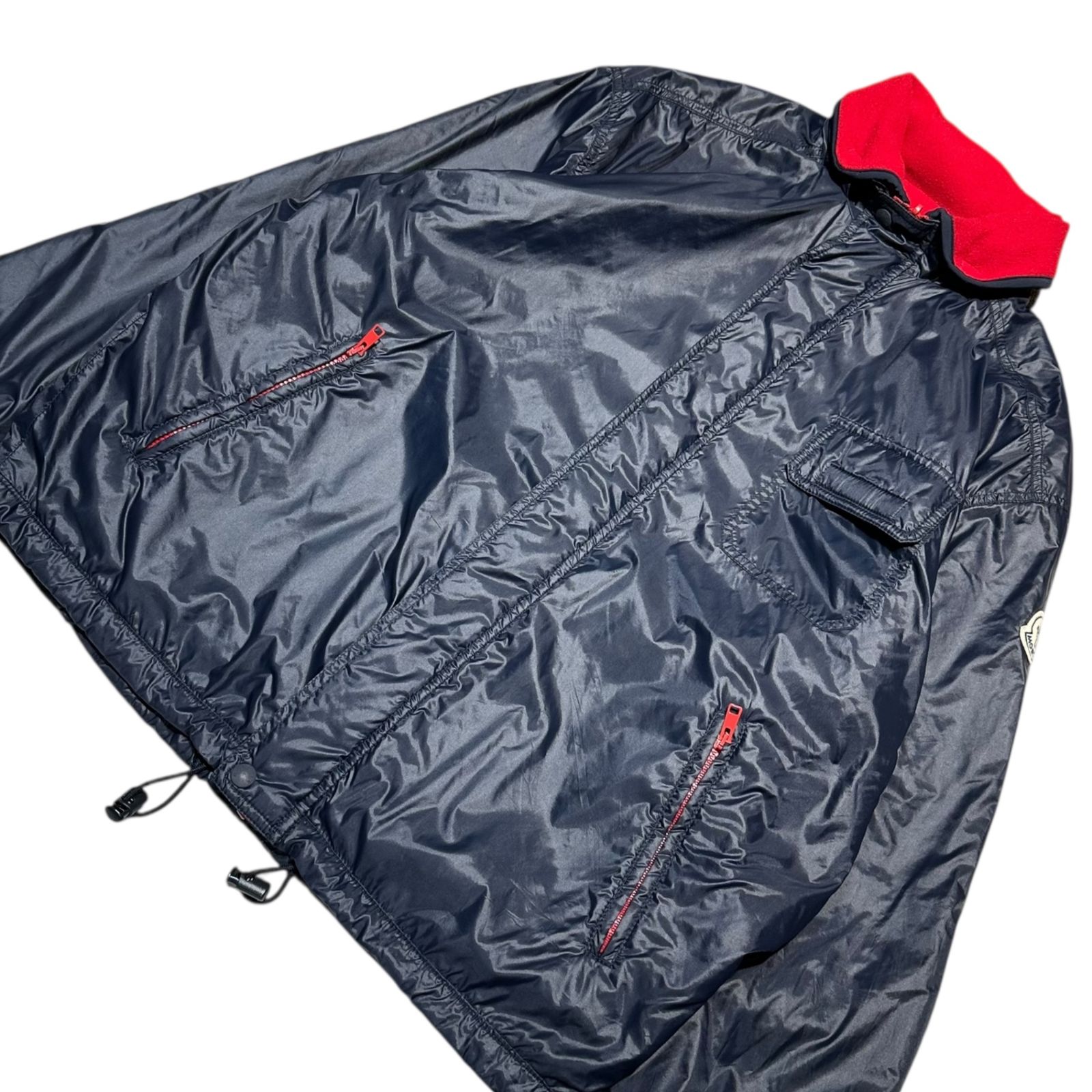 MONCLER(モンクレール) Fleece Reversible Logo Patch Decorative Zip