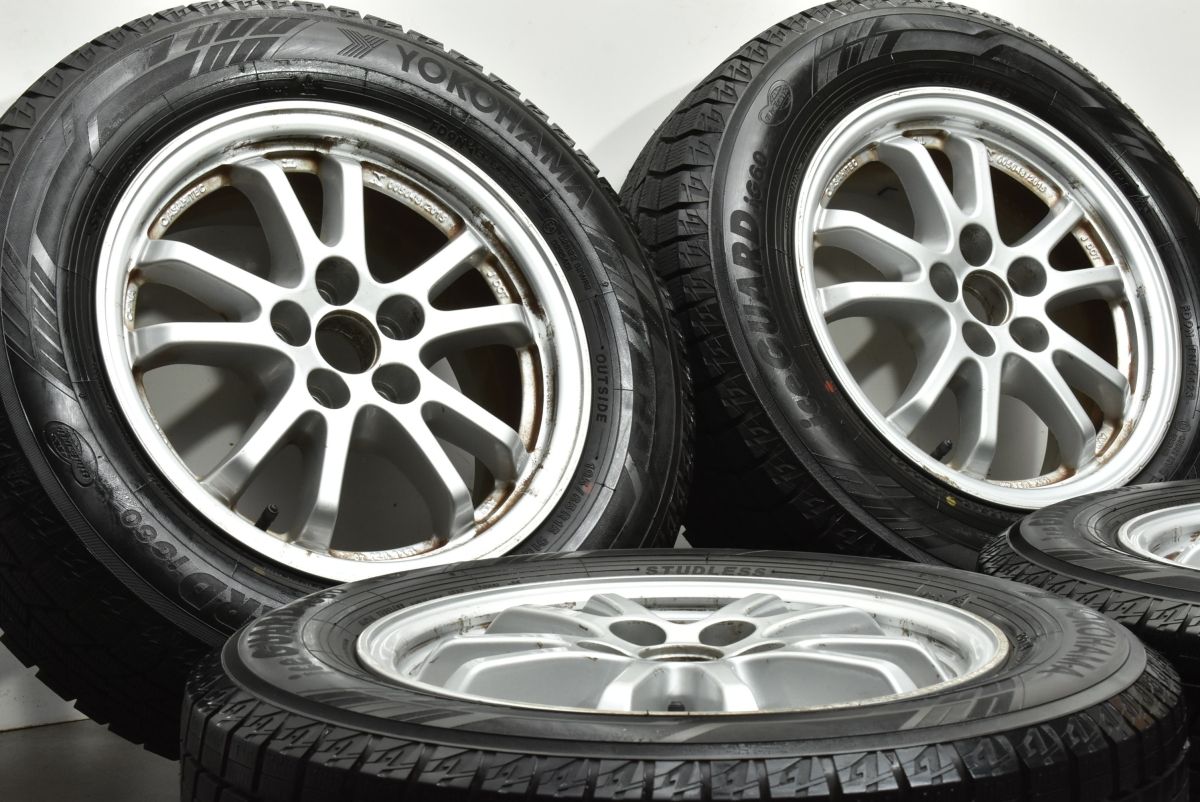 バリ溝 トヨタ 50 プリウス 15 in 6 5 J 40 PCD 100 ヨコハマ アイスガード iG 60 195 65 R カローラツーリング スポーツ 可