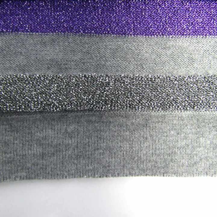 ソニアバイソニアリキエル ニット トップス 七分袖 ボーダー柄 ラメ