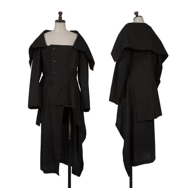 ヨウジヤマモト　レディース　ジャケット　黒 今季最注目の「黒」と言えば！ 【ヨウジヤマモト】のジャケットを手に