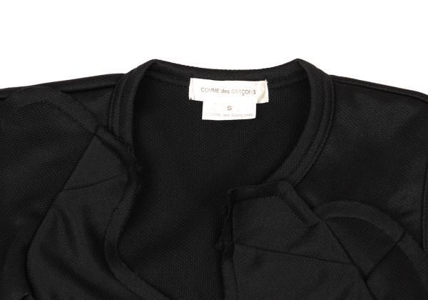 コムデギャルソンCOMME des GARCONS フリル切替ノースリーブトップス