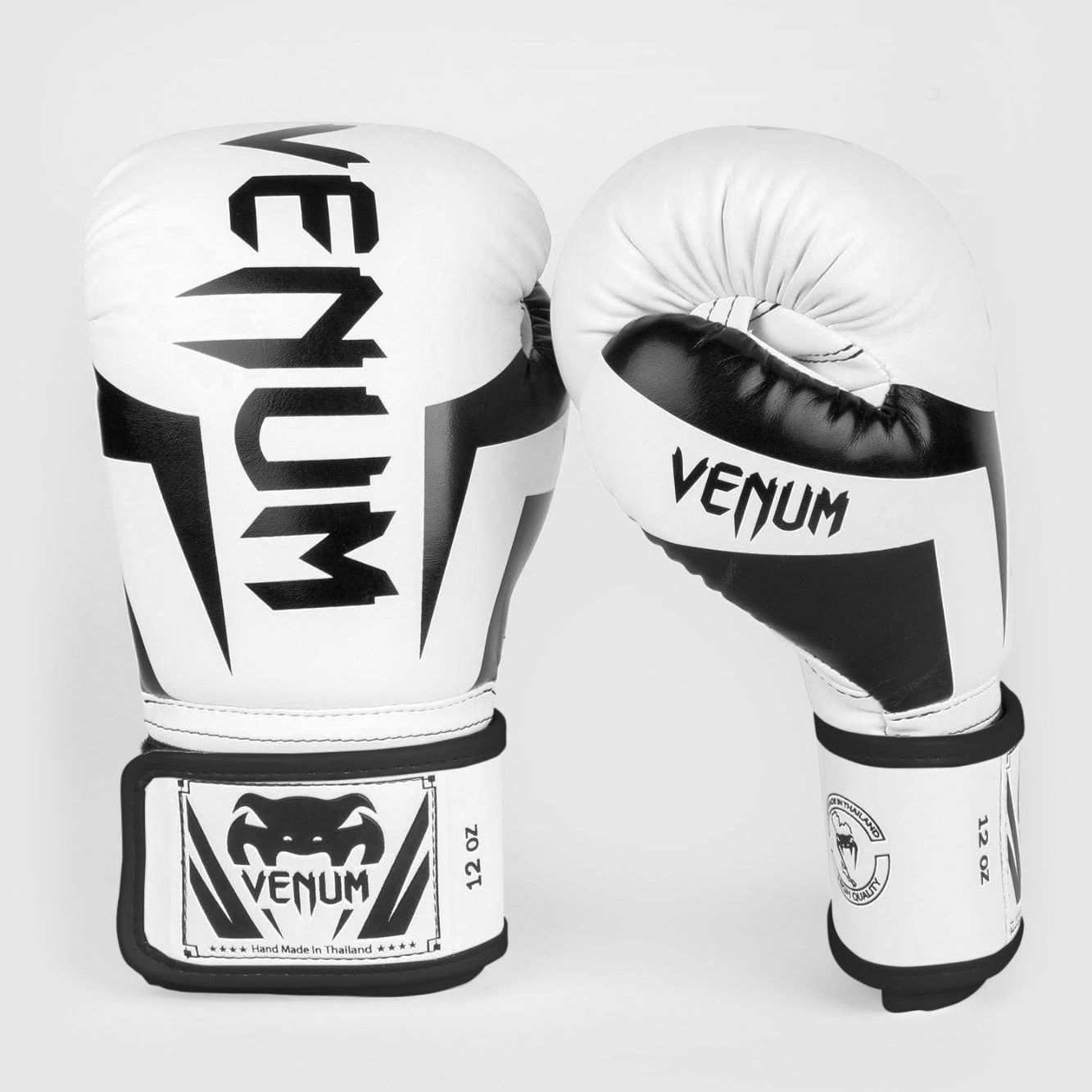 Venum Elite ボクシンググローブ ホワイト ブラック Boxing Gloves ヴェヌム エリート White Black