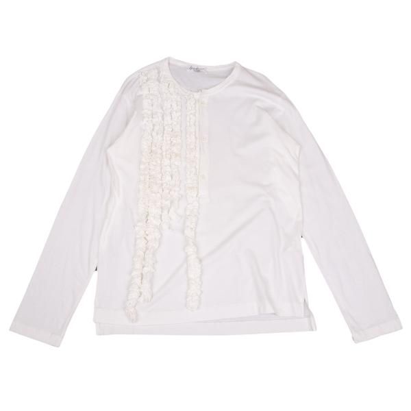 ヨウジヤマモト プールオムYohji Yamamoto POUR HOMME コットンフリル