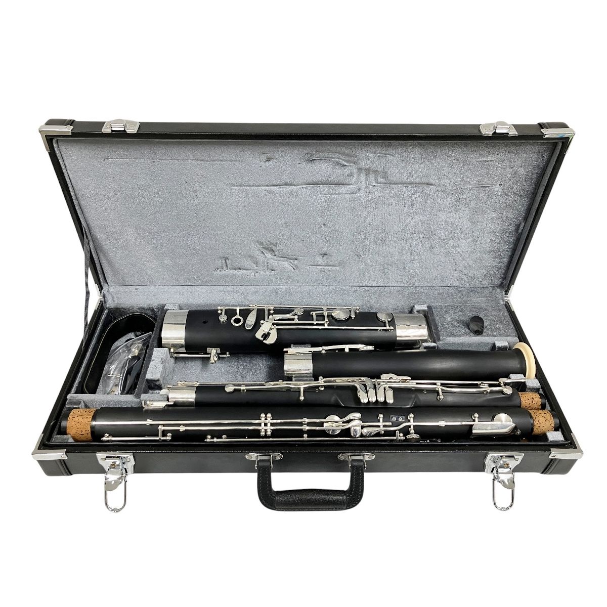 ファゴット 付属品 ケース付　バスーン ファゴット バスーン 詳細不明 木管楽器 ハードケース付き ジャンク