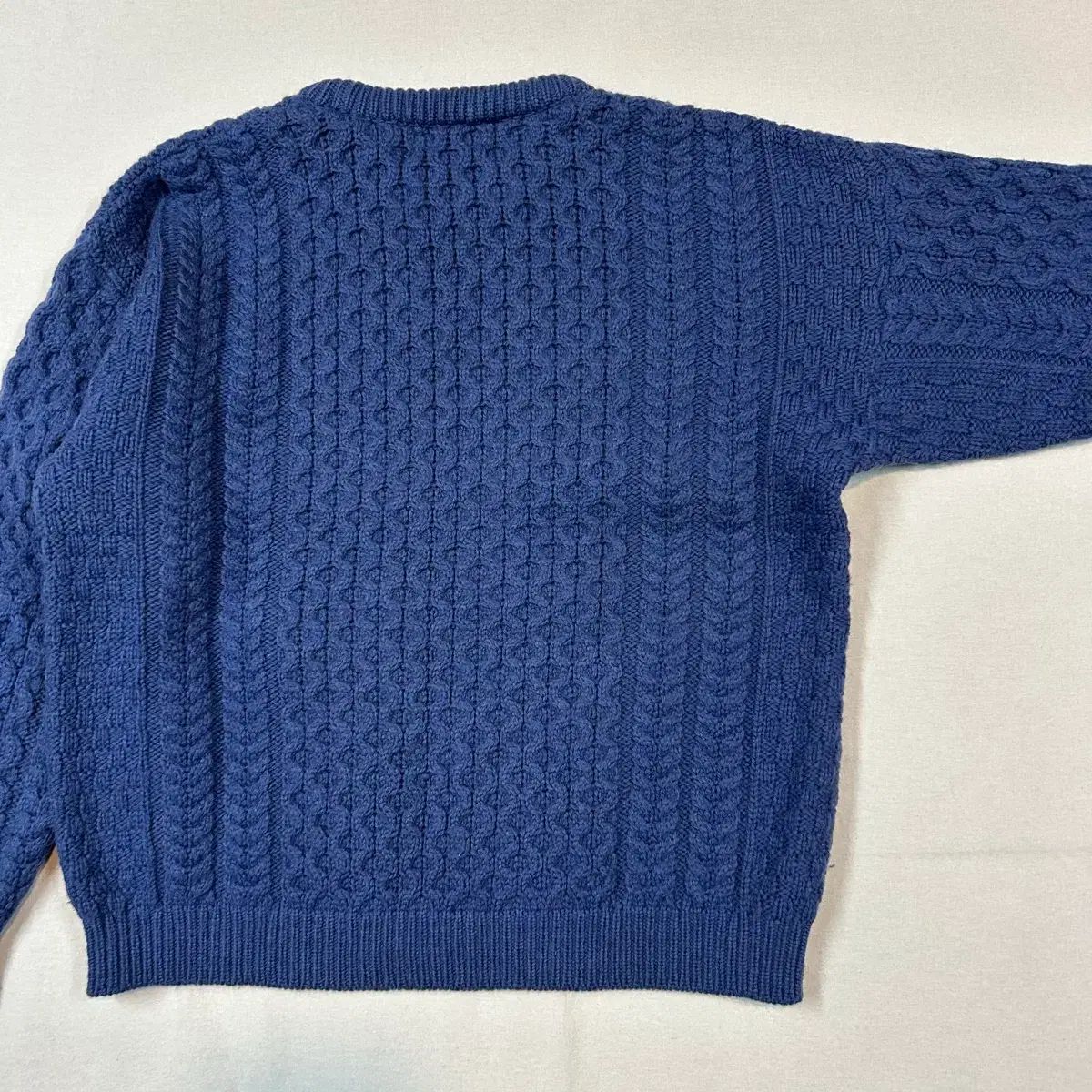 M) Aran Crafts アランクラフト フィッシャーマン ウール ニット 