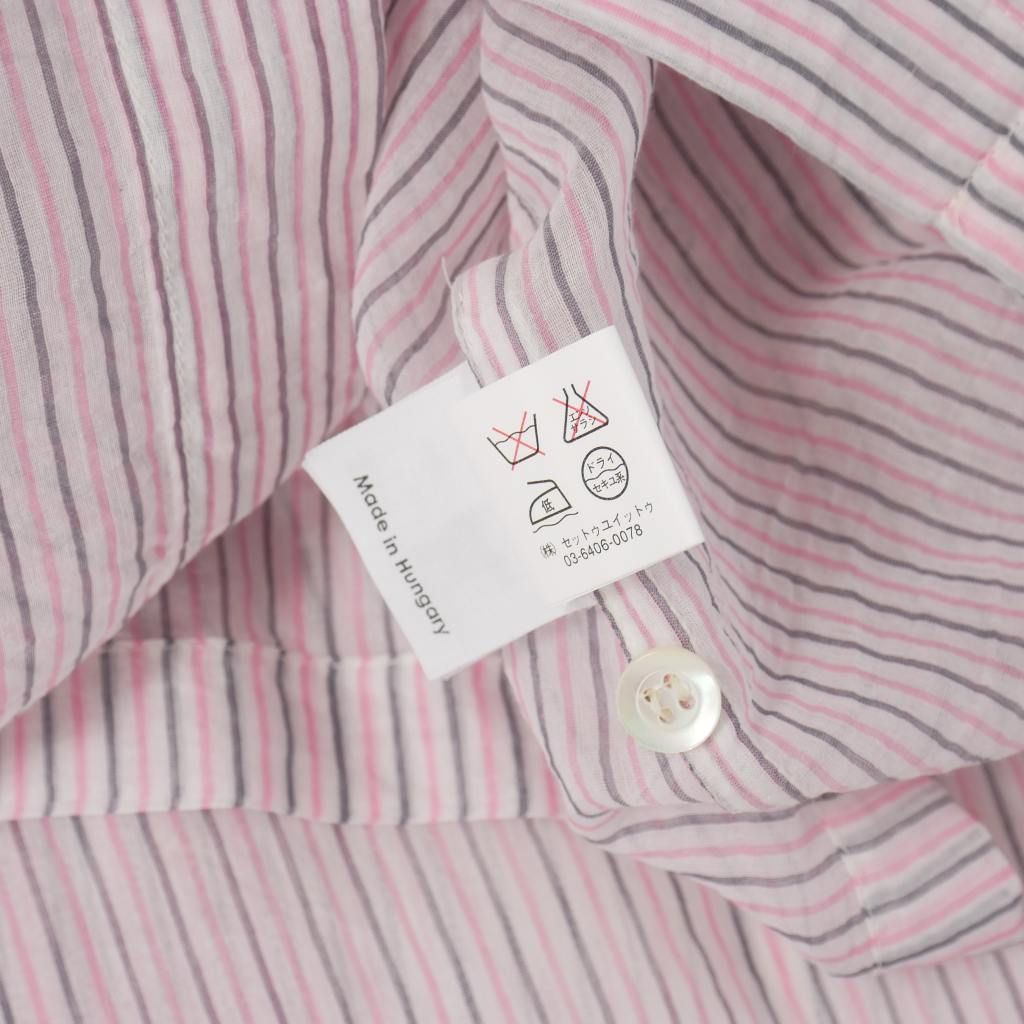 dries van noten 22ss シアーシルクシャツ ピンク 251358M192061_1.jpg