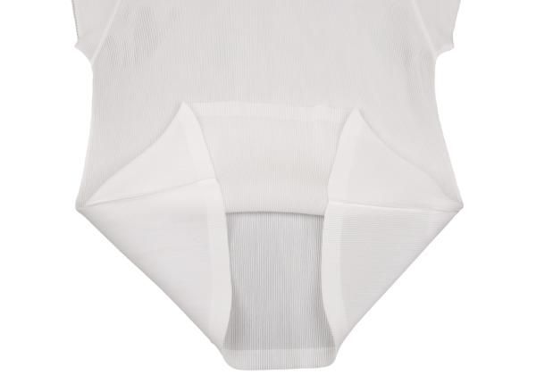 【美品】PLEATS PLEASE ミスト・白・サイズ3 プリーツプリーズPLEATS PLEASE ミストプリーツハイネックTシャツ 白3