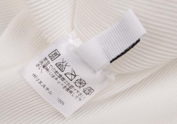 【美品】PLEATS PLEASE ミスト・白・サイズ3 プリーツプリーズPLEATS PLEASE ミストプリーツハイネックTシャツ 白3