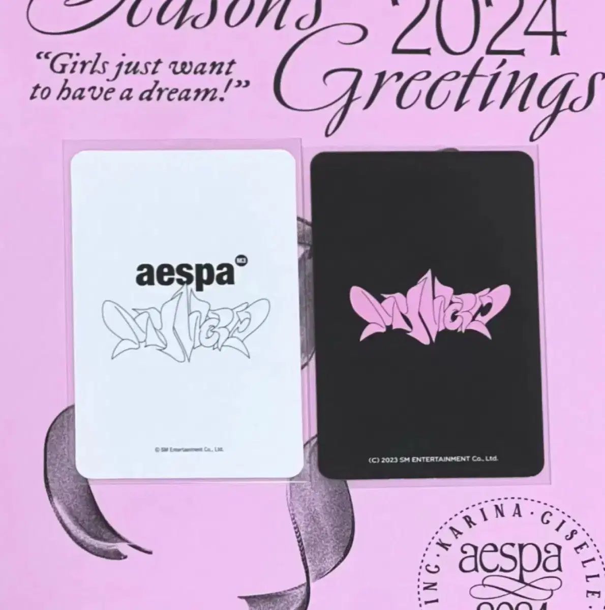 aespa（エスパ）ニンニン(NINGNING) トレカ 2枚 出品 HOTTRACKS 特典