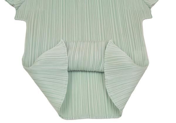 プリーツプリーズPLEATS PLEASE プリーツスキッパーTシャツ ミント3