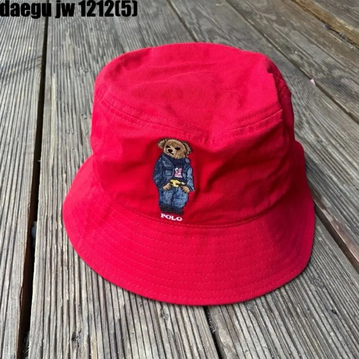 USA製 ラルフローレン バケットハット 赤 USA製 ラルフローレン バケットハット 赤 アメカジブランド【POLO