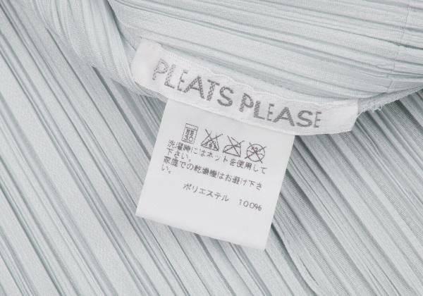 プリーツプリーズPLEATS PLEASE プリーツボタンレスロングカーディガン