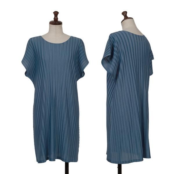 プリーツプリーズPLEATS PLEASE プリーツノースリーブワンピース