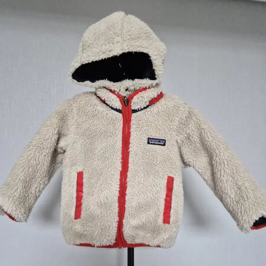 パタゴニア 2T 2歳 90号 リバーシブル フリース ボア アウター C