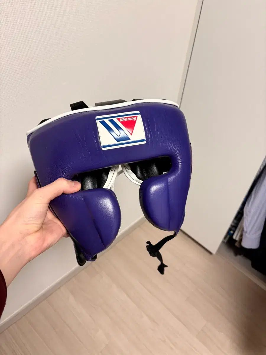 ウィニング ヘッドギア パープル M