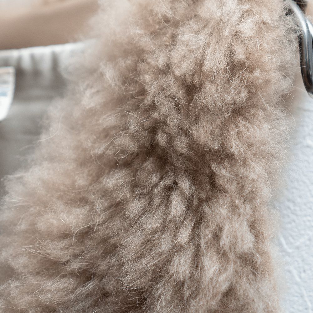 Ron Herman ロンハーマン リアルファー ゴートレザー ベスト ベージュ