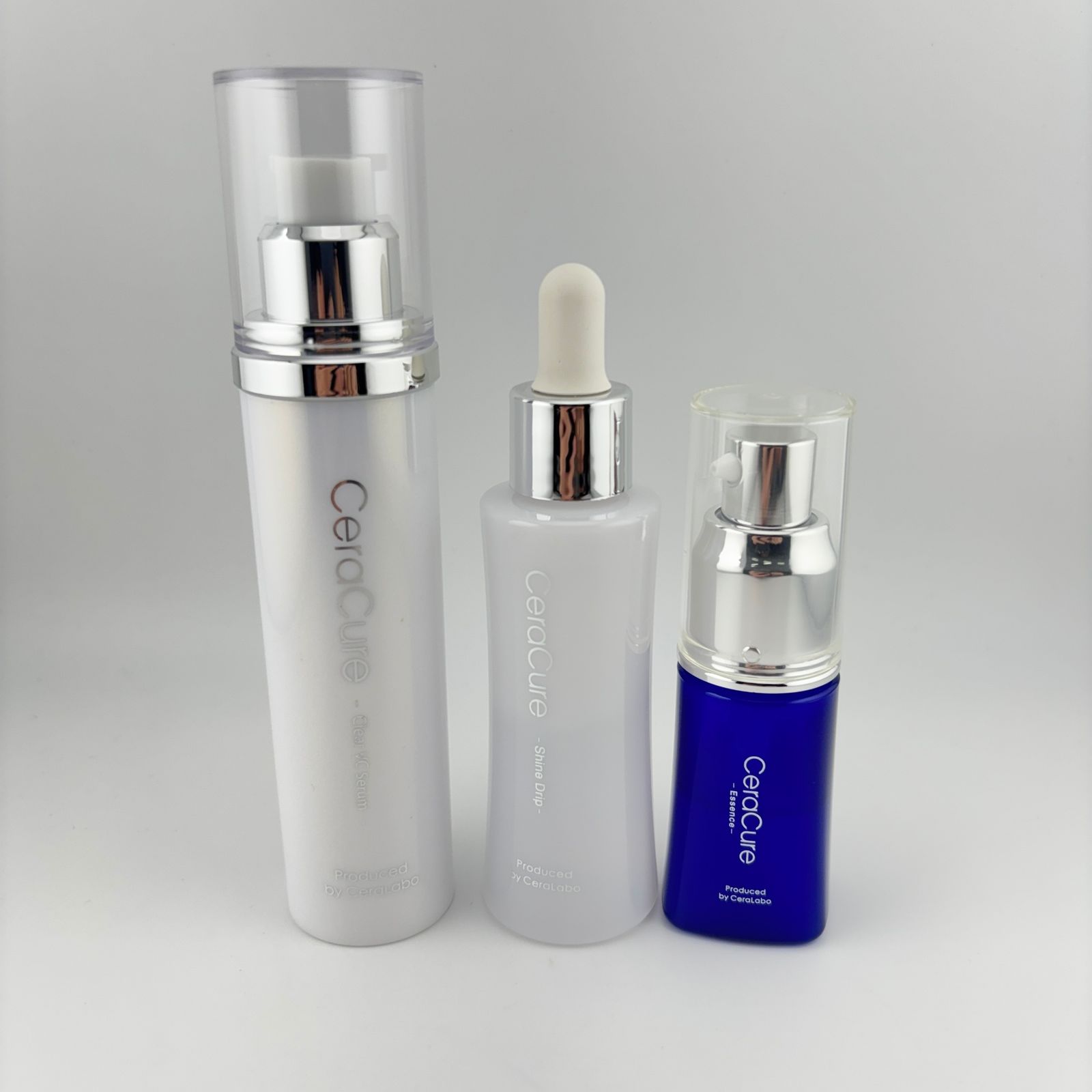 [3点] CeraCure セラキュア Ce エッセンス B 美容液 30ml/ シャインドリップ B 薬用シミ対策美/ クリアVCセラム A 50ml