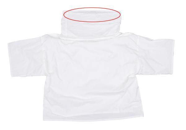 イッセイミヤケISSEY MIYAKE ポリドレープネックボックスシルエット