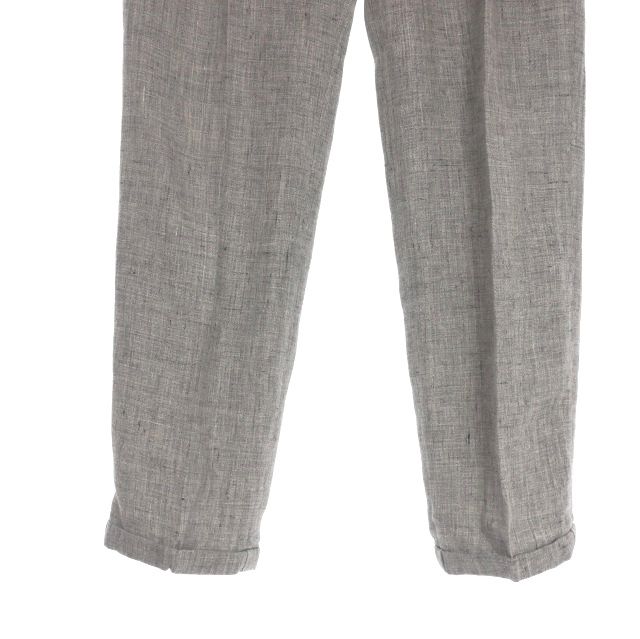 ブルネロクチネリ BRUNELLO CUCINELLI ツータック リネンテーパード
