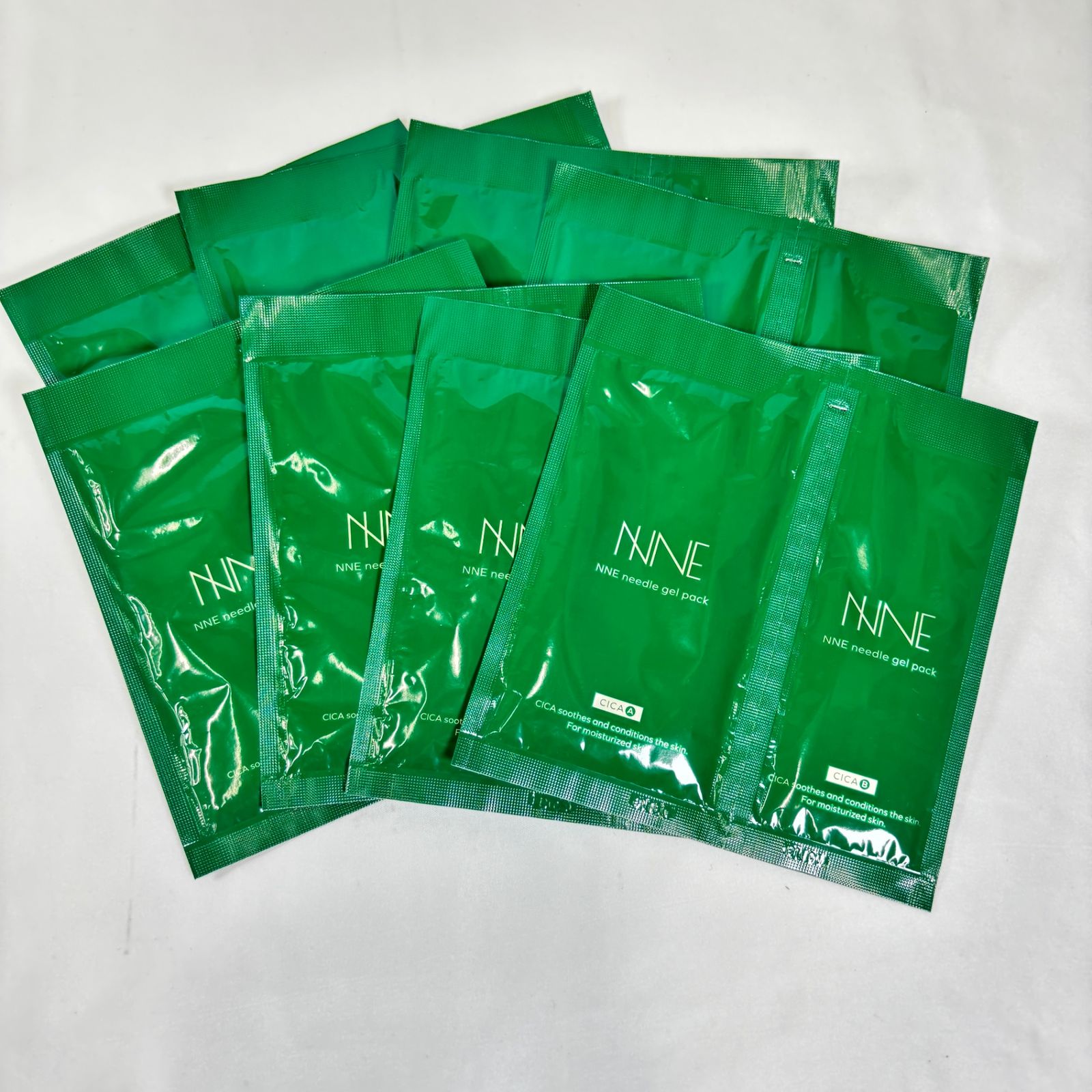 2点] NNE ニードル炭酸パックB 8枚/ NNE ニードル炭酸パックG 8枚