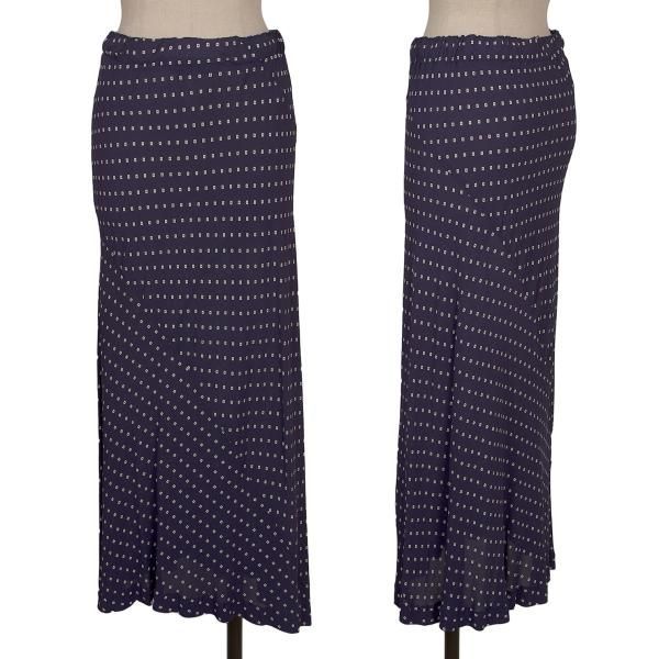 コムコム コムデギャルソンCOMME des GARCONS レーヨン総柄プリント