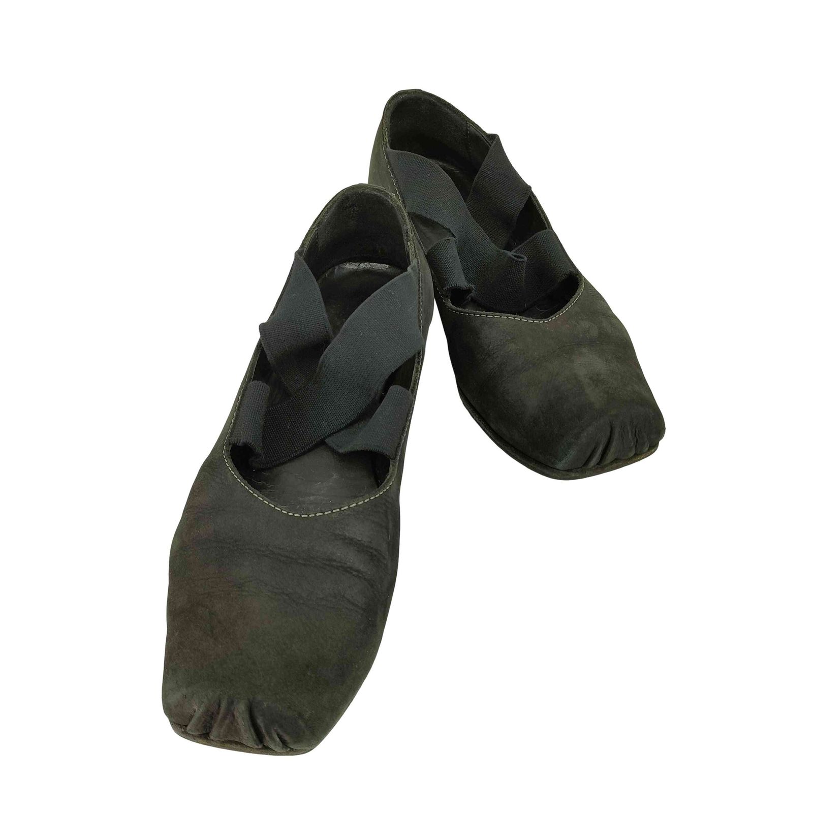 ユーズドフルギ 古着 Uma Wang レザーフラットバレエシューズ レディース 表記無