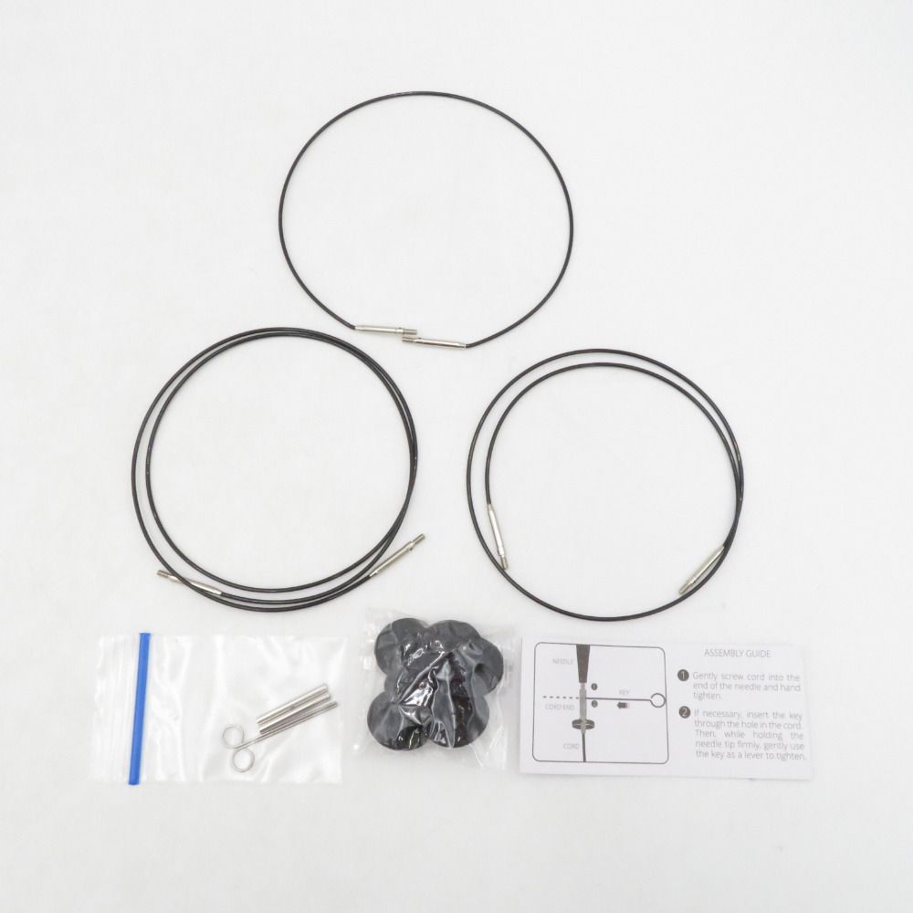  裁縫道具 LYKKE リッケ UMBER 5インチ 付け替え式輪針セット Birchwood Knitting Needle Set その他 手芸素材 材料