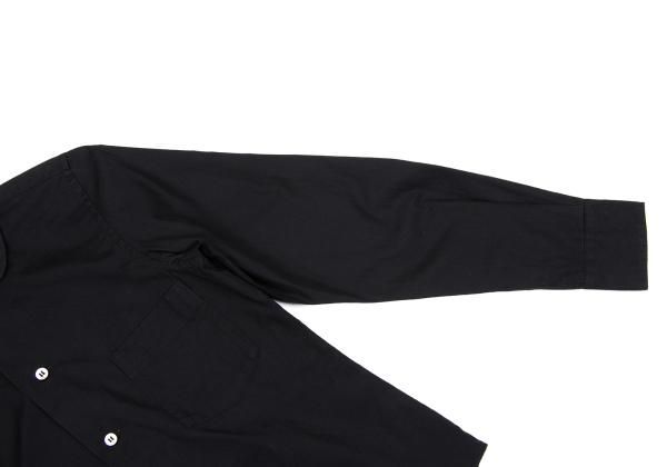 コムデギャルソンCOMME des GARCONS コットンラウンドカラー長袖シャツ