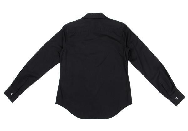 コムデギャルソンCOMME des GARCONS コットンラウンドカラー長袖シャツ
