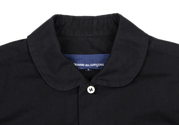 コムデギャルソンCOMME des GARCONS コットンラウンドカラー長袖シャツ