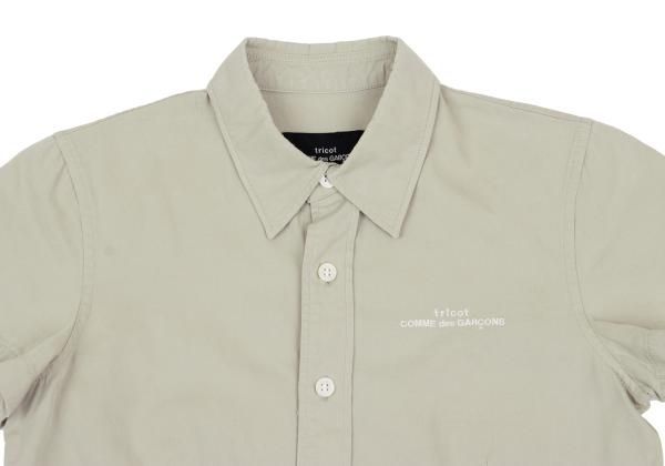 トリココムデギャルソンtricot COMME des GARCONS ロゴ刺繍コットン