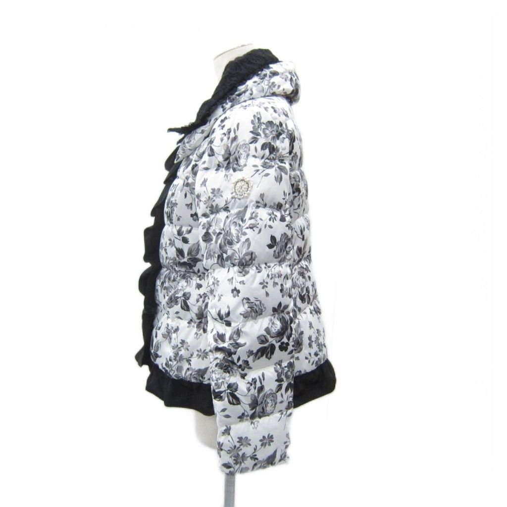 スーパービューティー Super Beauty ダウンジャケット ミドル丈 花柄