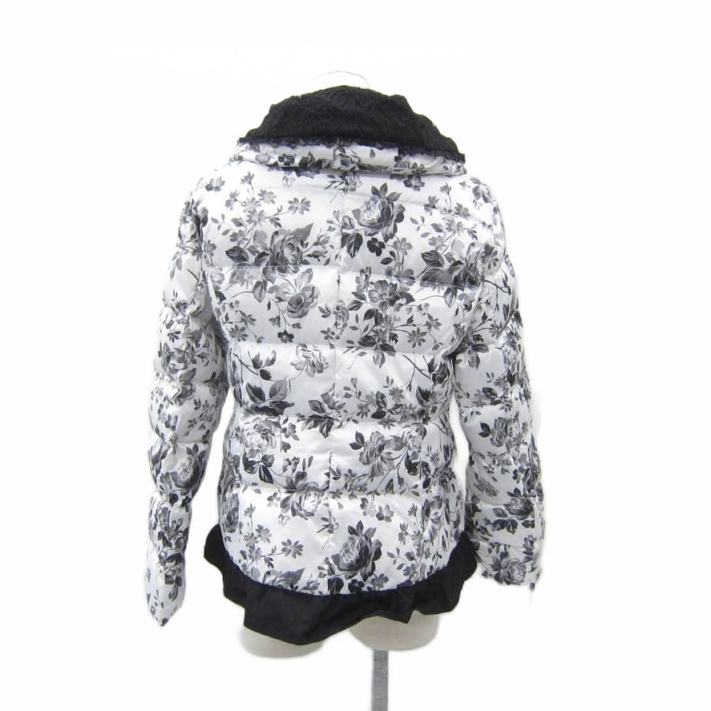 スーパービューティー Super Beauty ダウンジャケット ミドル丈 花柄