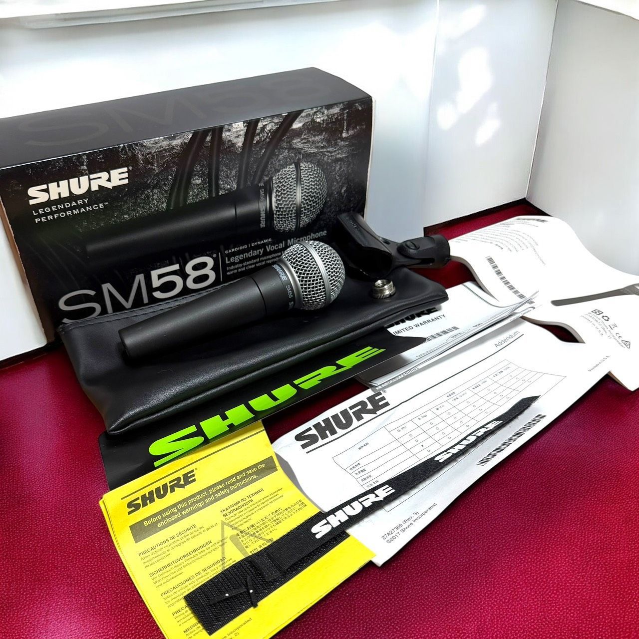 SHURE シュア SM 58 LCE ダイナミックマイク ON OFF スイッチなし 単一指向性 カーディオイド XLR 有線 ボーカル 歌 ライブ 収録 配信 録音 マイクロホン マイクロフォン