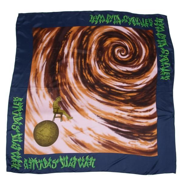 ジャンポールゴルチエJean Paul GAULTIER シルクアートプリント