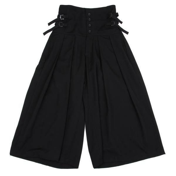 80's Yohji Yamamoto femme ハイウエストワイドパンツ ヨウジヤマモト ファムYohji Yamamoto FEMME ウールギャバハイウエスト