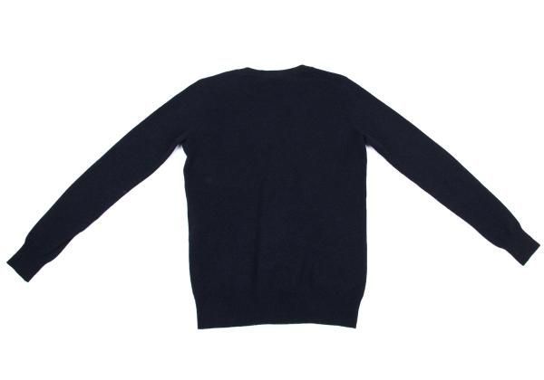 セオリーTheory カシミヤVネックニットセーター 購入 紺S Theory