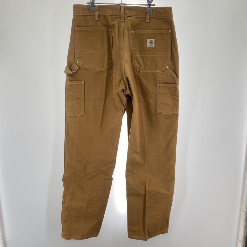 Carhartt ダック地 ダブルニーペインターパンツ サイズW 34 L 32 ブラウン 91
