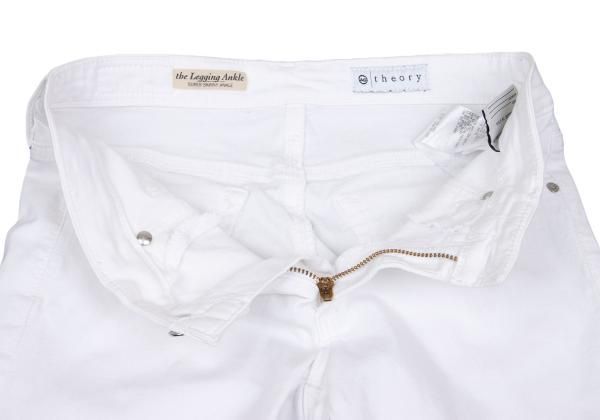 セオリーTheory コレクション スーパースキニーストレッチパンツ 白26