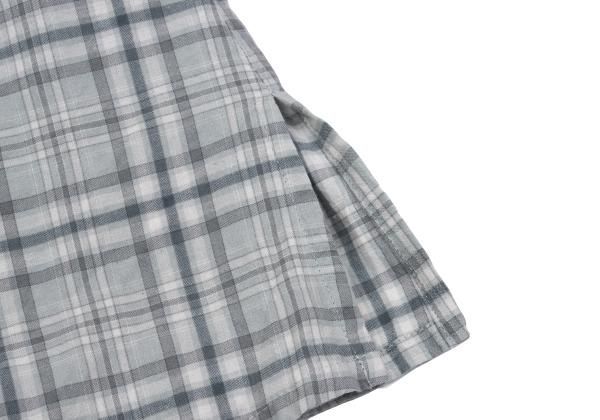 マドモアゼルノンノンMademoiselle NON NON ウール混ボックスプリーツ